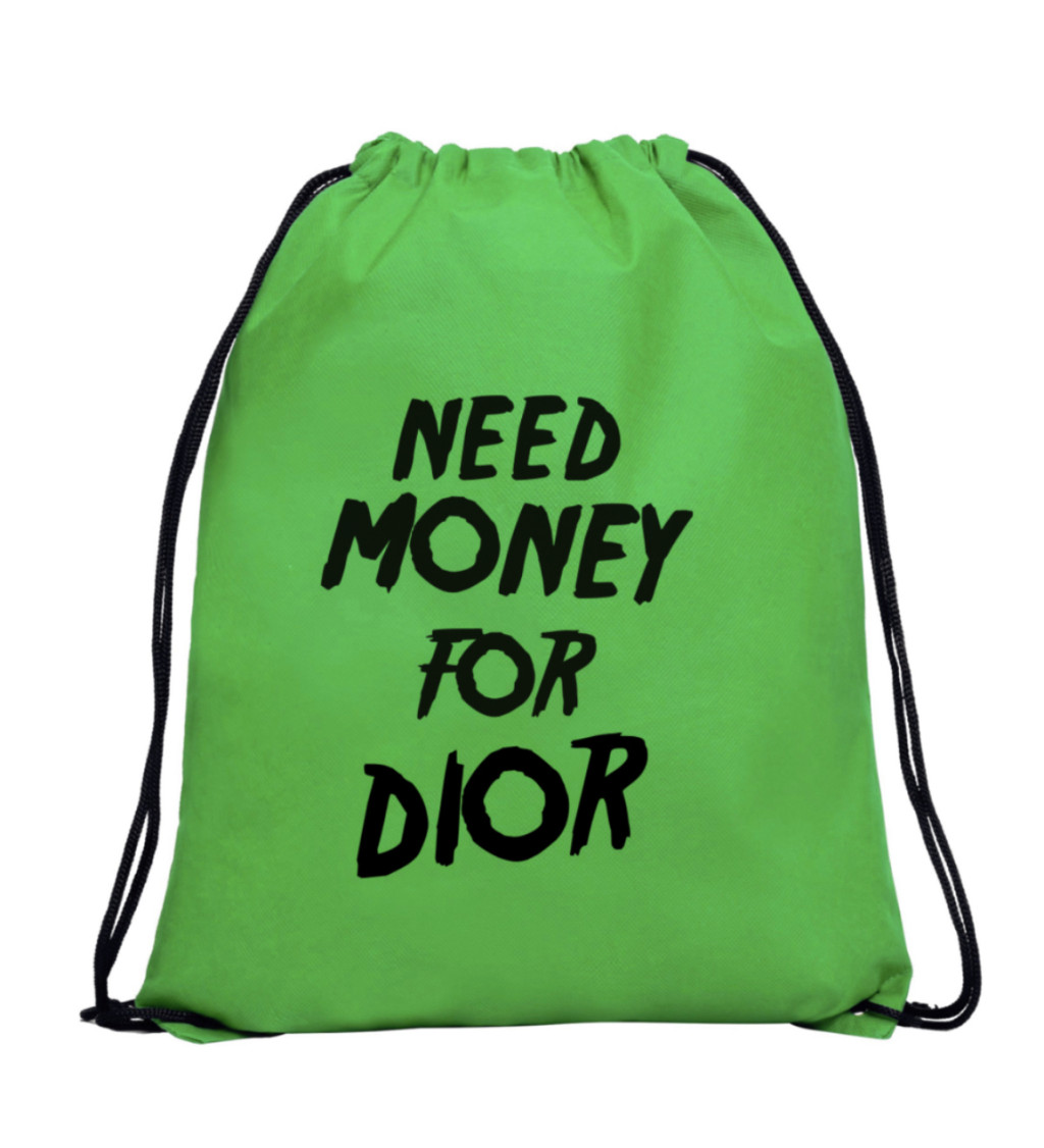 Vak na záda - Need money for Dior