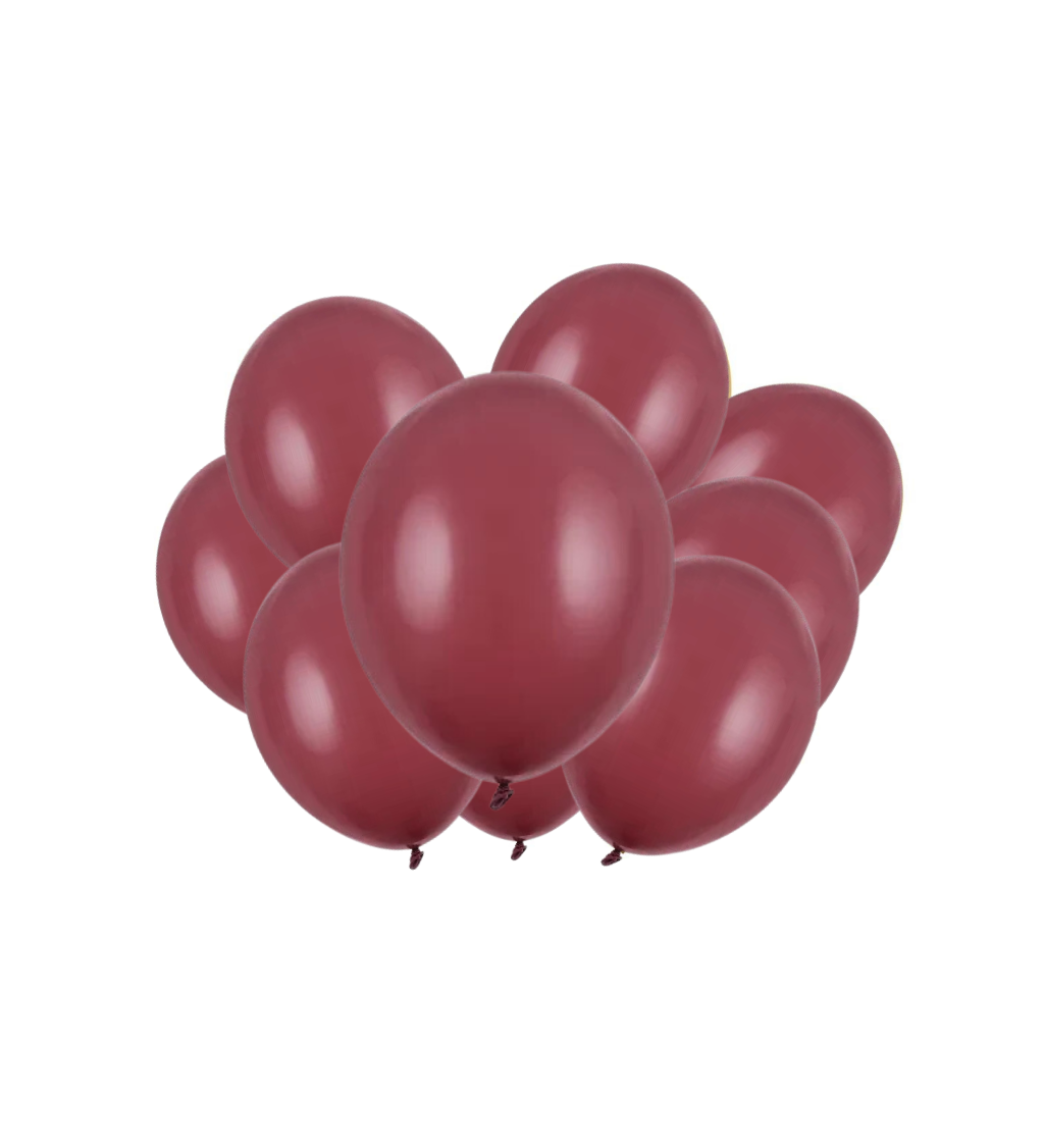 Latexové balónky strong pastelové švestkové 30 cm 10 ks