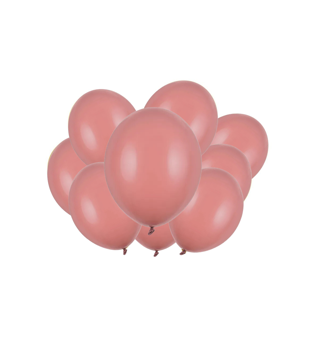 Latexové balónky strong pastelové divoká růže 30 cm 10 ks