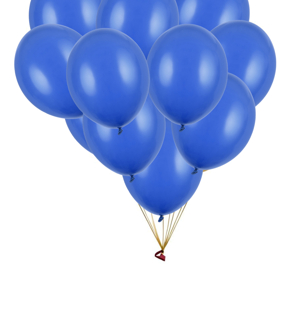 Latexové balónky strong pastelové tmavě modré 30 cm 100 ks