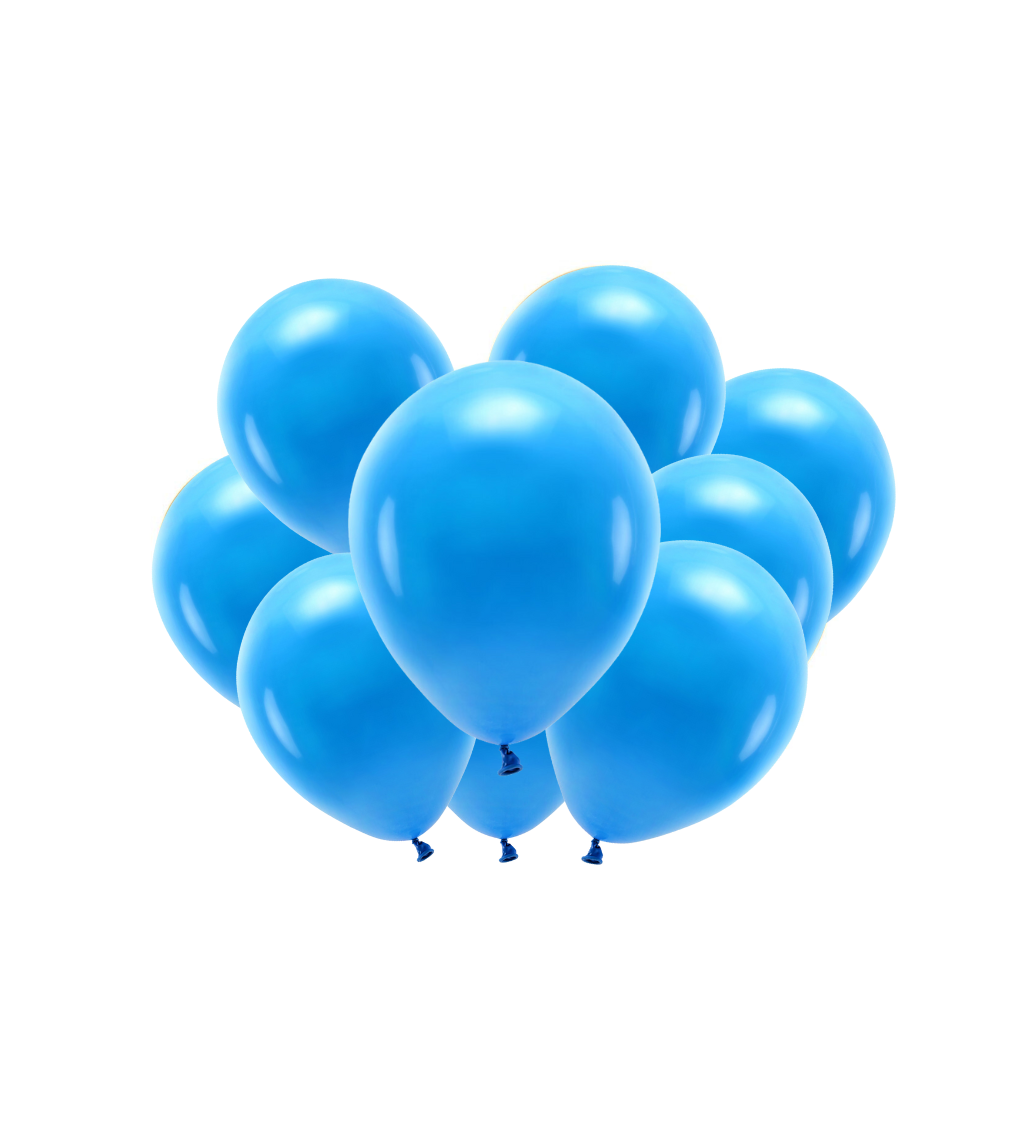 Latexové balónky eco pastelové modré 30 cm 10 ks