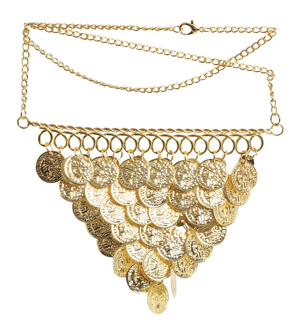 Náhrdelník s kovovými mincemi