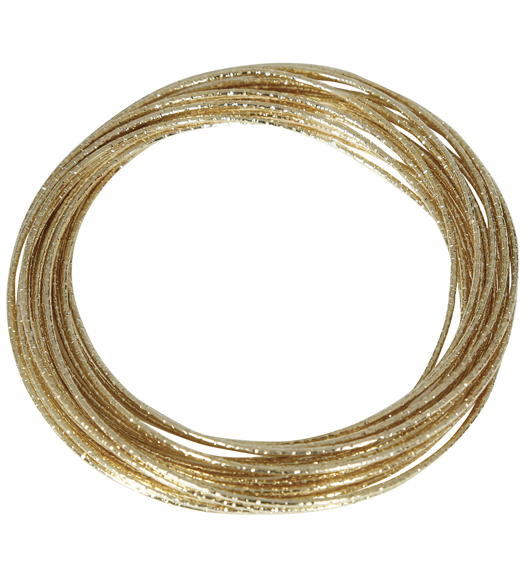 Zlatý bohatý náramek