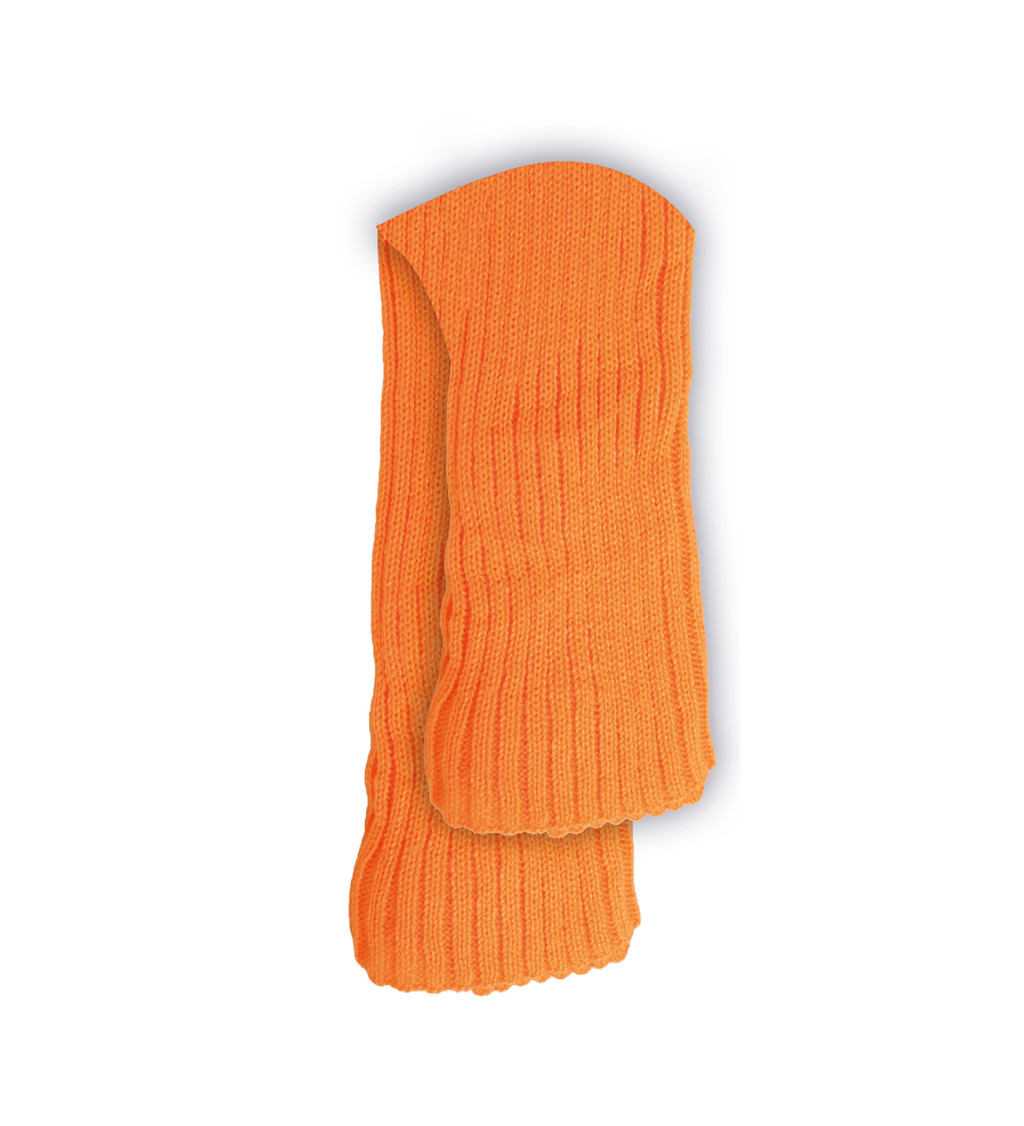 Retro návleky - neonově oranžové