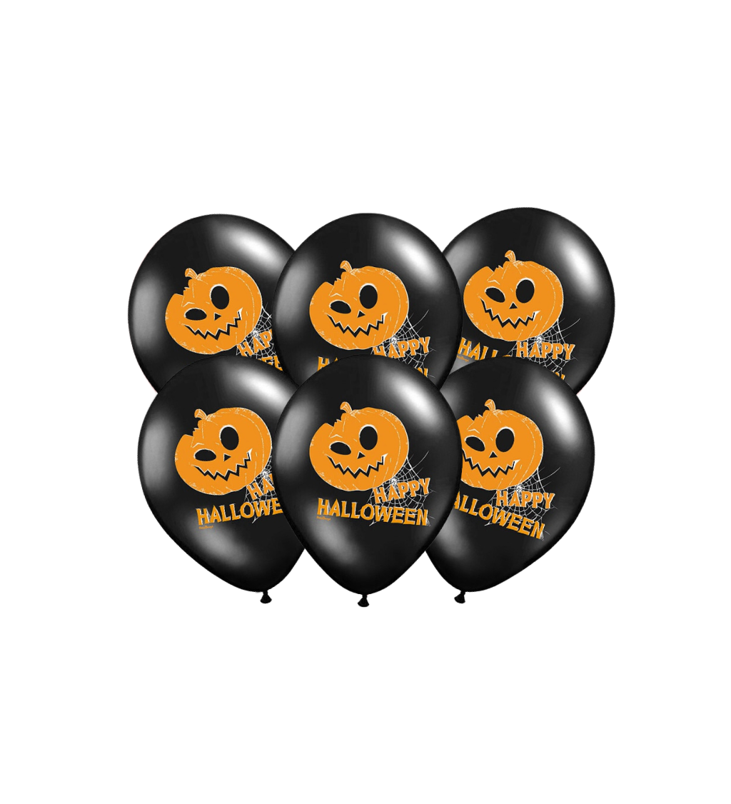 Latexové balónky Halloween 30 cm 6 ks