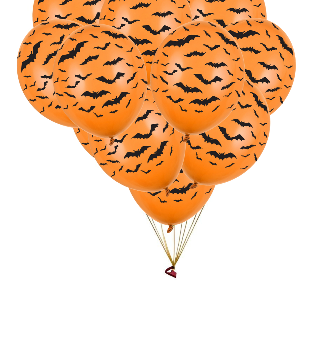 Latexové balónky strong pastelové netopýři 30 cm 50 ks