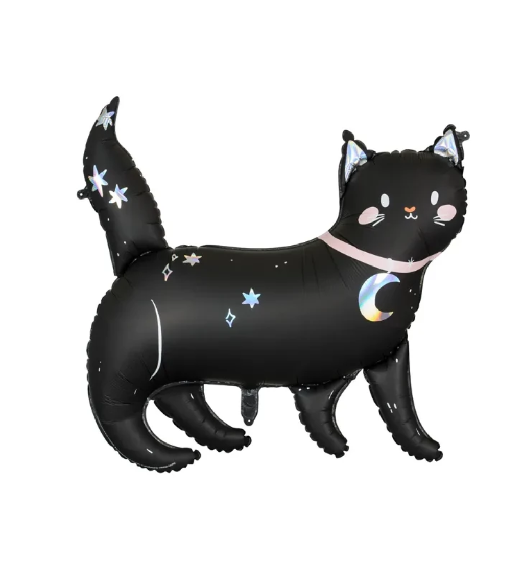 Fóliový balónek kočka černá 81 cm