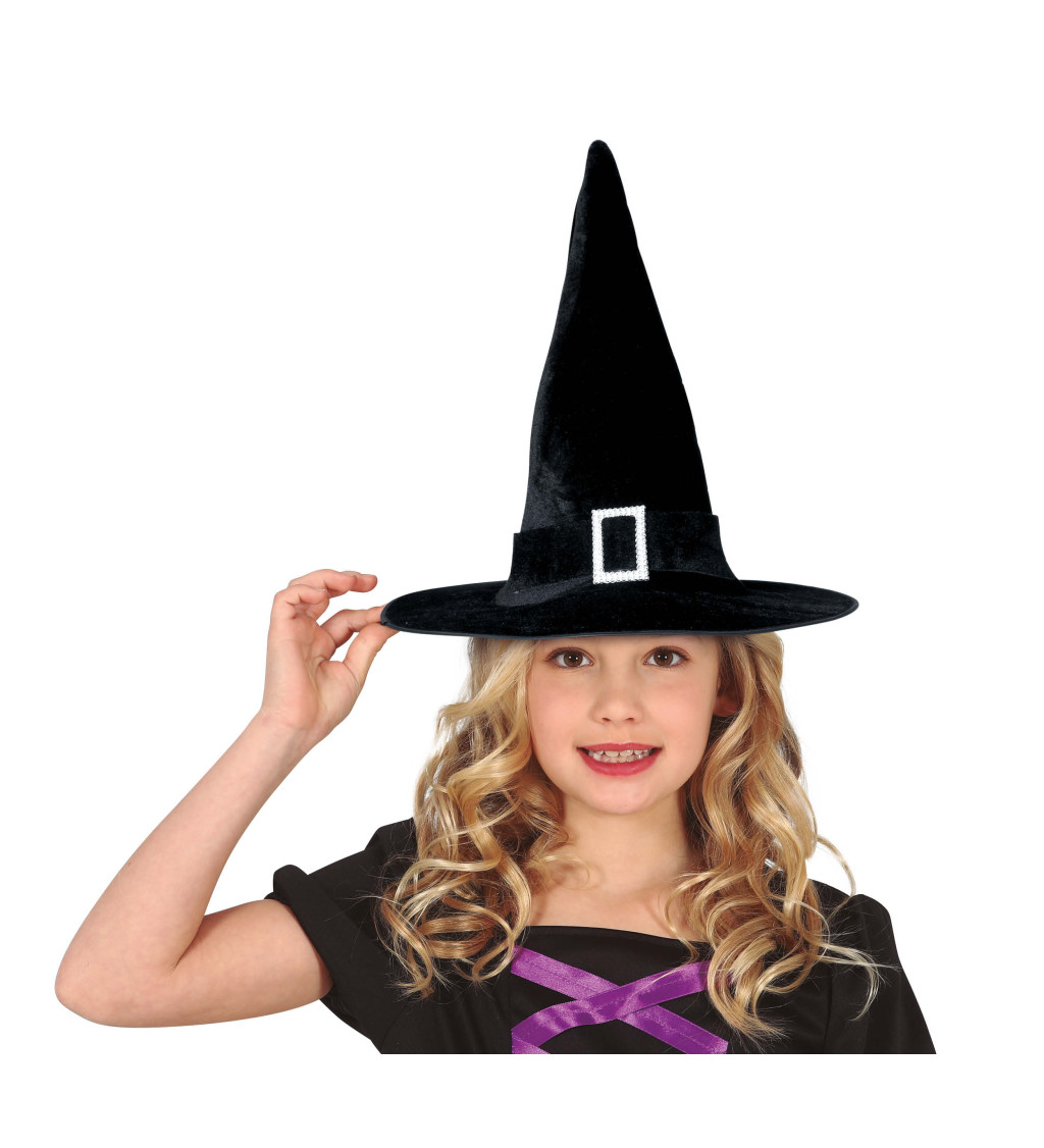 Dětský špičatý čarodějnický klobouk