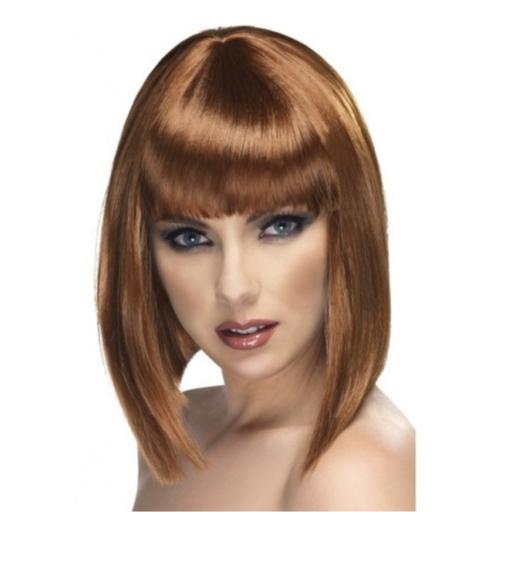 Dámská paruka Glam - hnědá