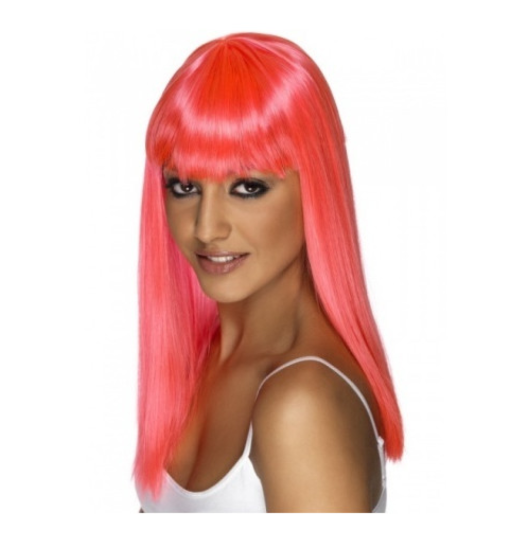 Dámská paruka Glamourama - růžová