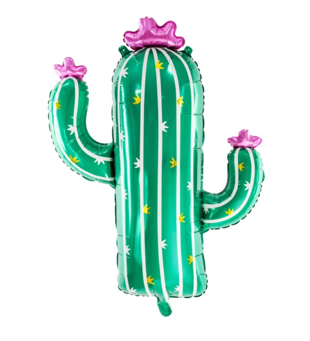 Kaktus fóliový balónek