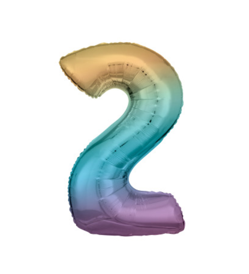 Balón duhový číslo 2