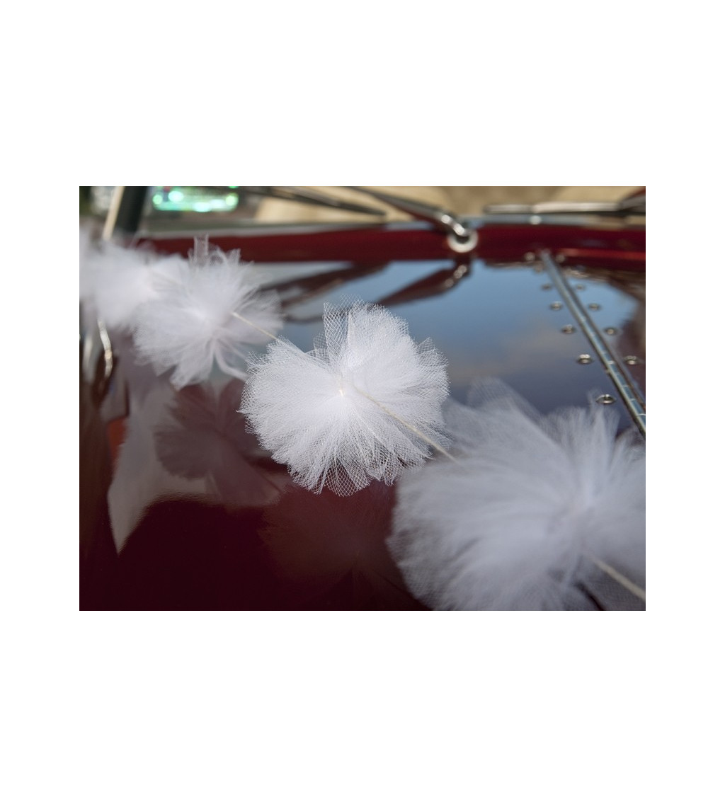 Dekorace na auto - svatební