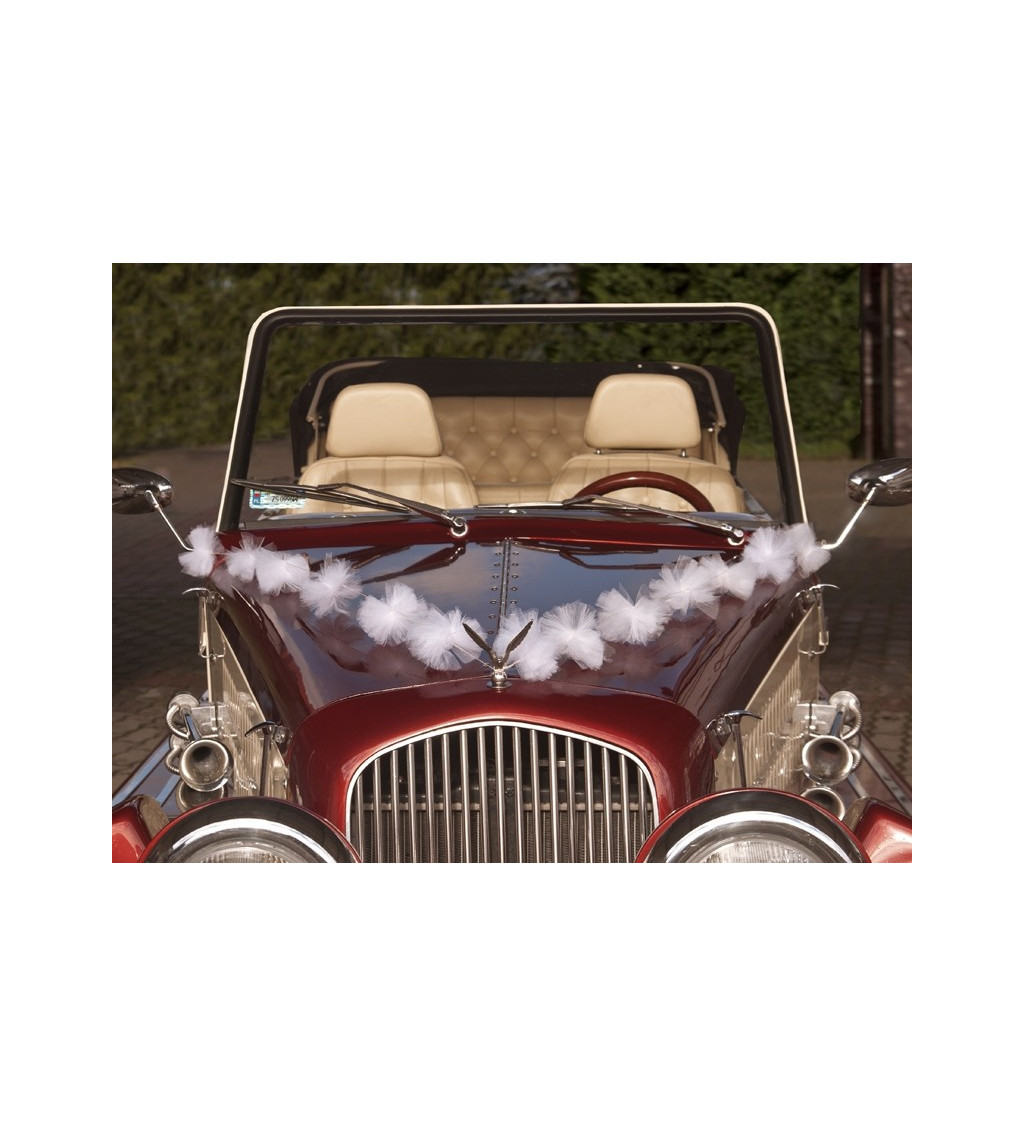 Dekorace na auto - svatební