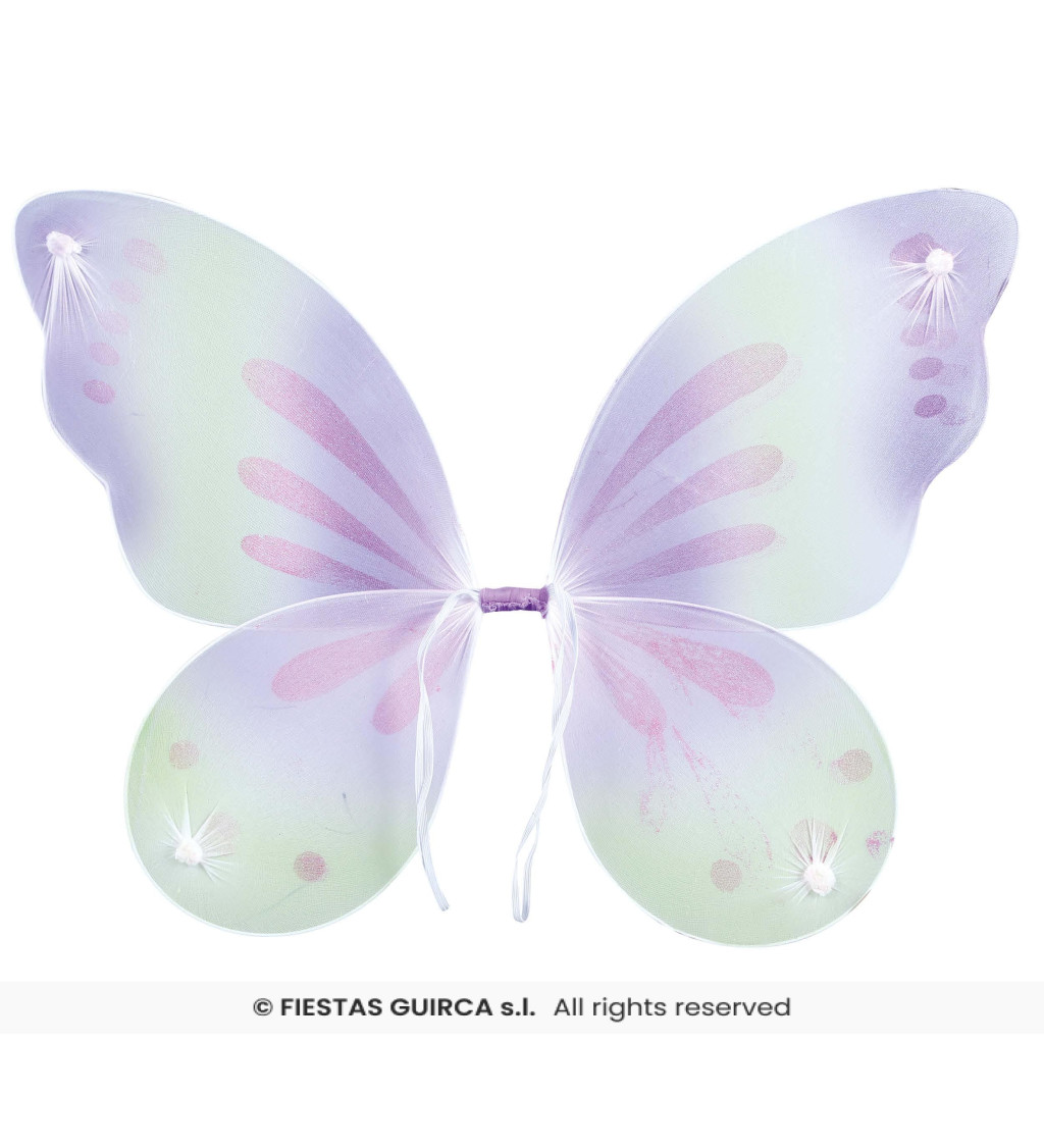 Zeleno - fialové vílí křídla