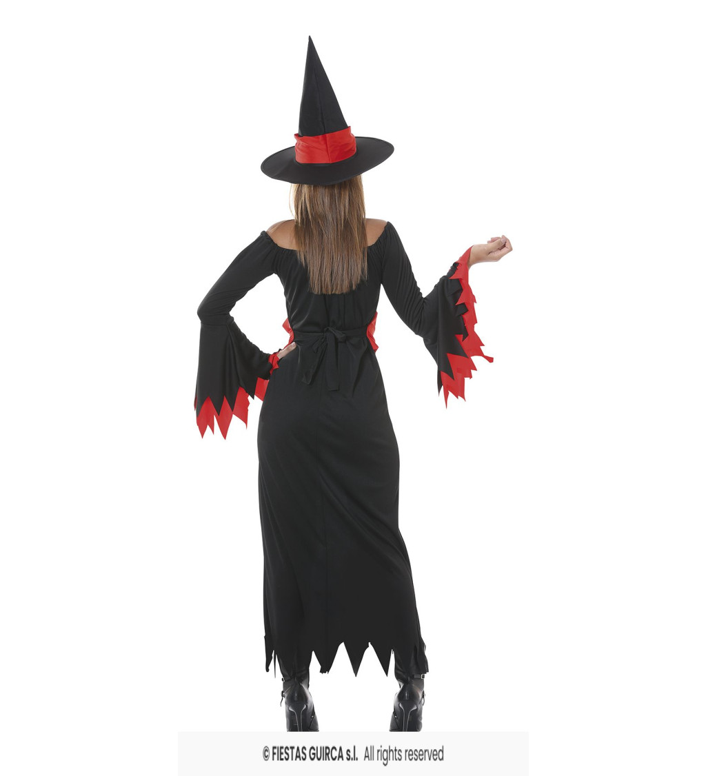 Dámský kostým Červená čarodějka