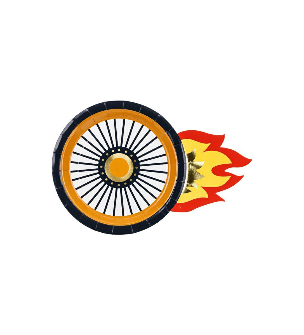 Talířky závodní auto