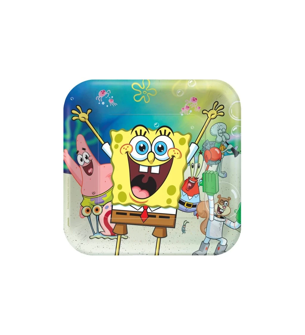Talířky Spongebob