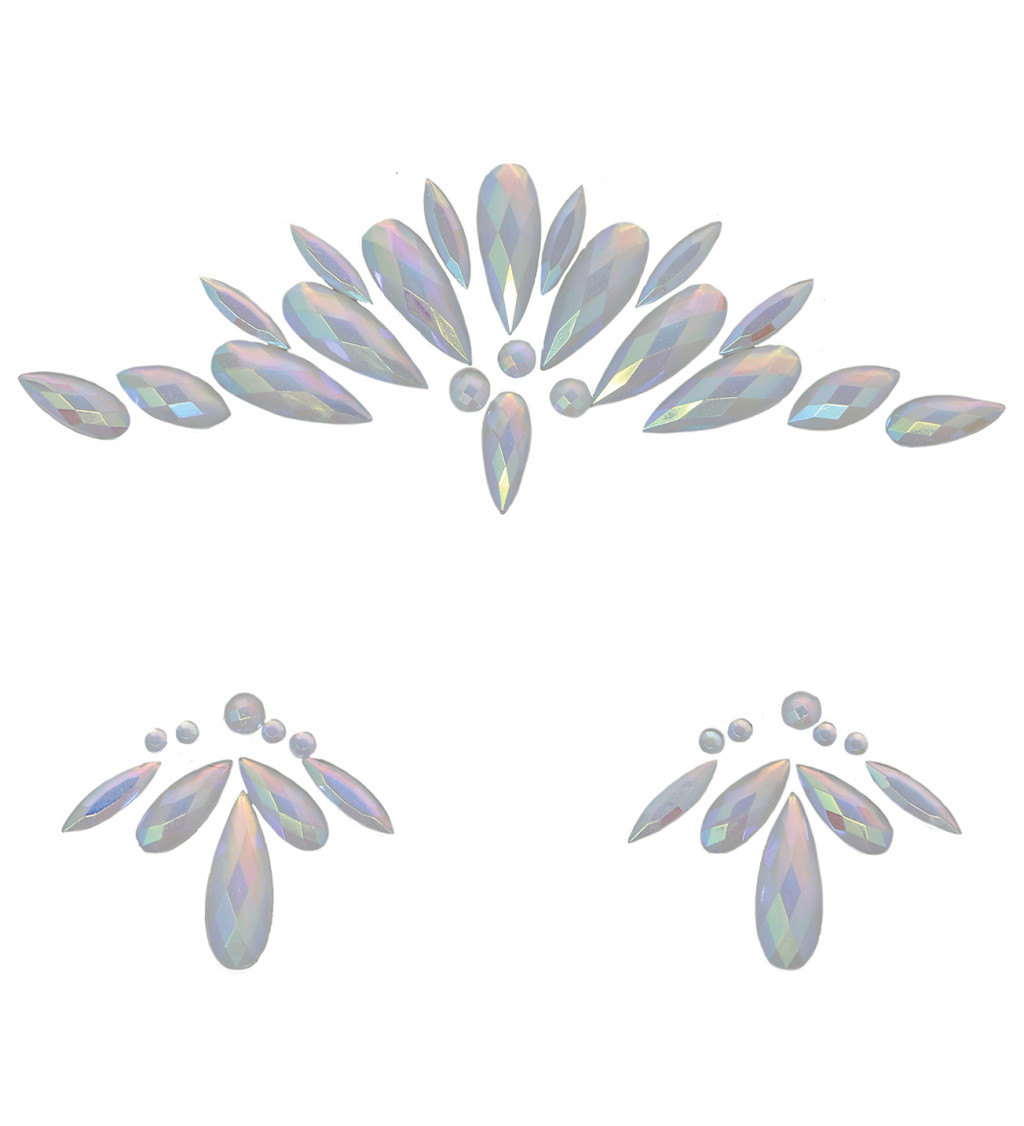 Kamínky na obličej - svítící ve tmě