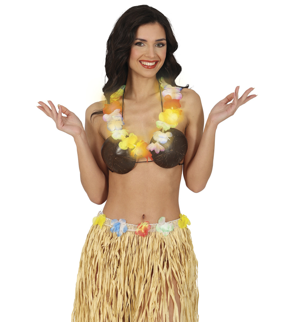 Havajský věnec se světýlky