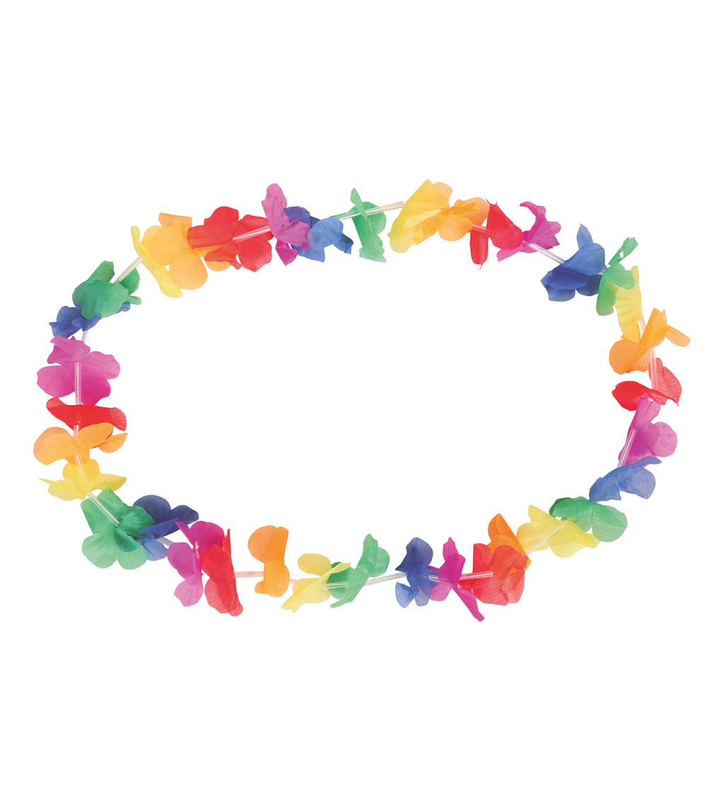 Havajský věnec barevný