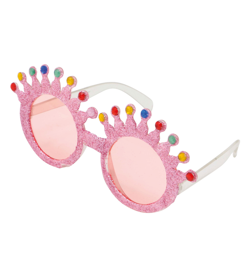 Sluneční brýle třpytivé korunky