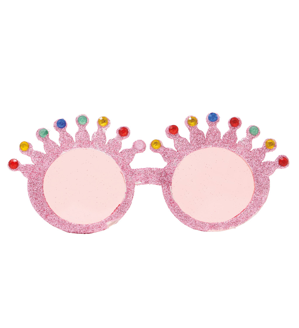 Sluneční brýle třpytivé korunky