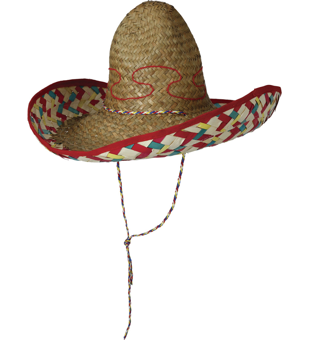 Mexický slaměný klobouk