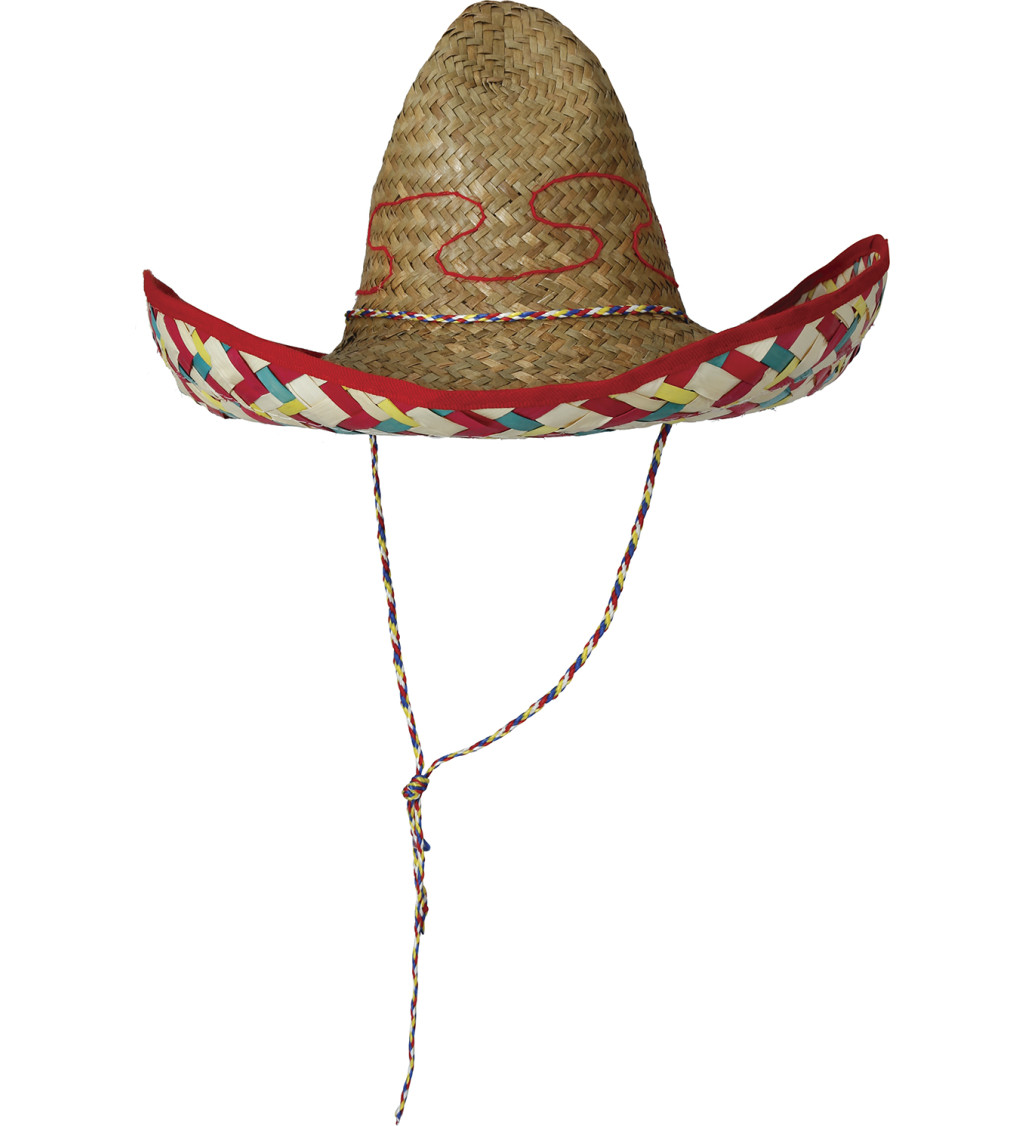 Mexický slaměný klobouk