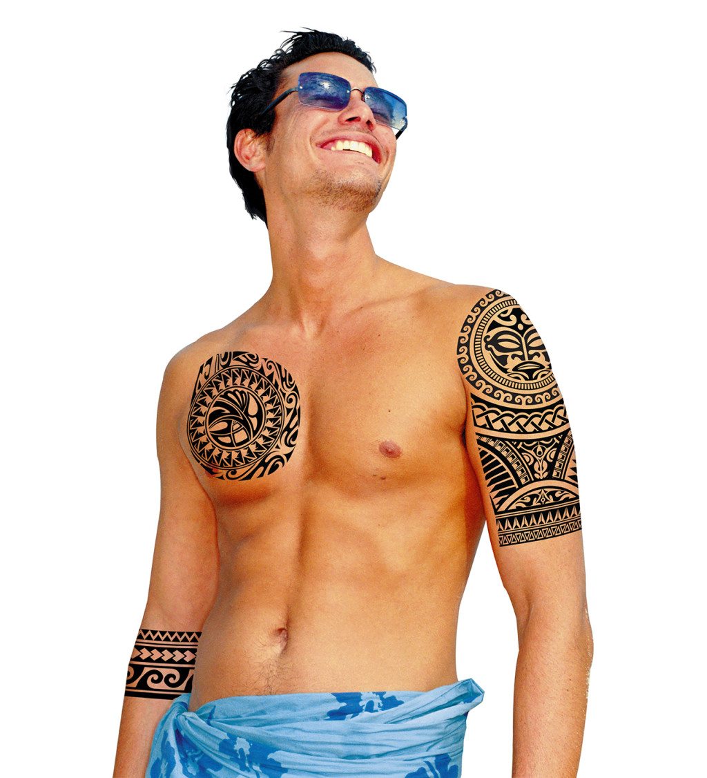 Černé tetování vlny