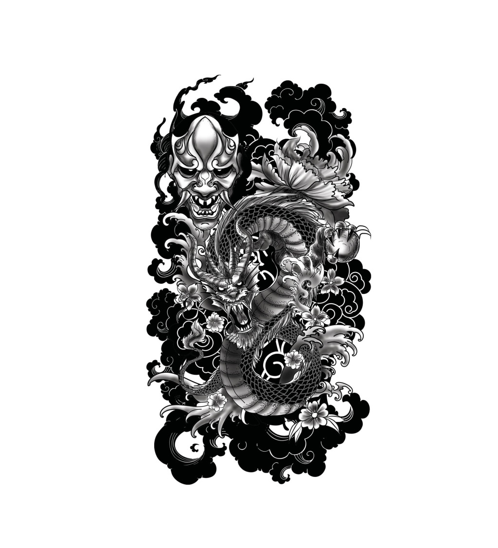 Realistické tetování drak