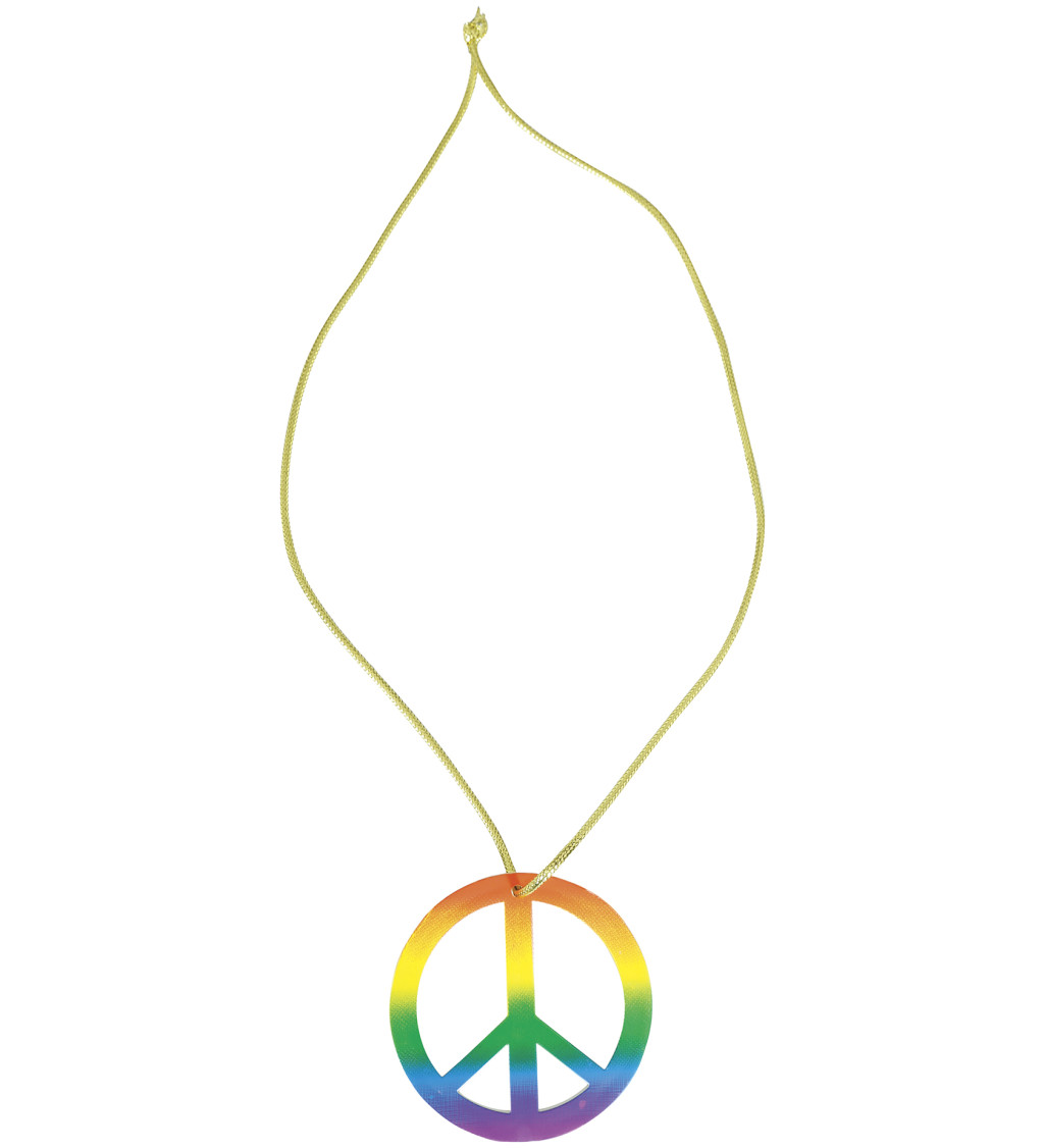 Hippie náhrdelník barevný