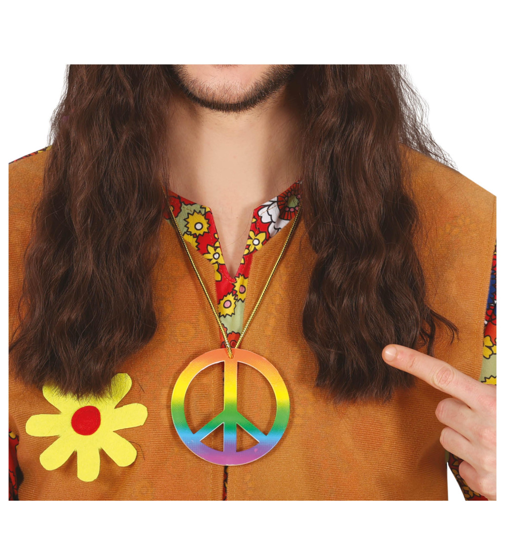 Hippie náhrdelník barevný
