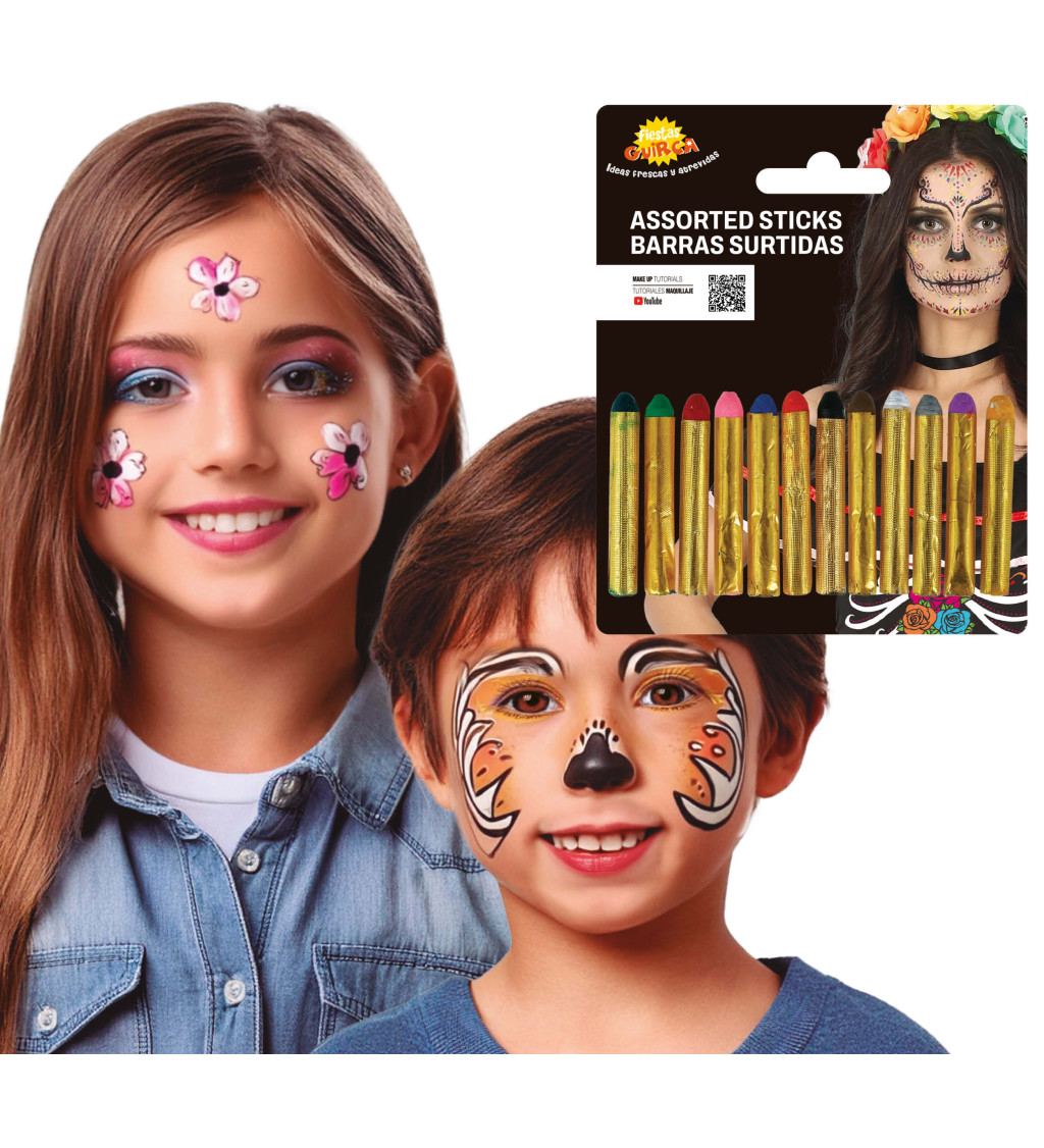 Make-up sada - barevné tužky