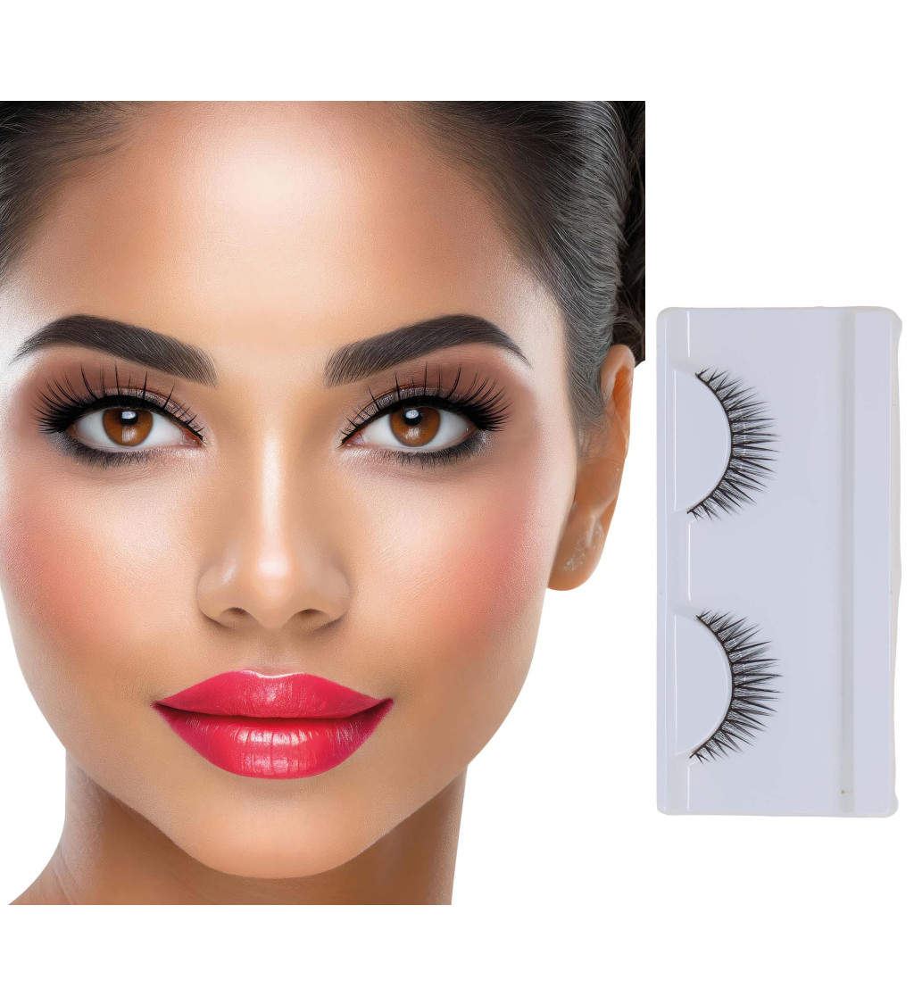 Nalepovací řasy černé