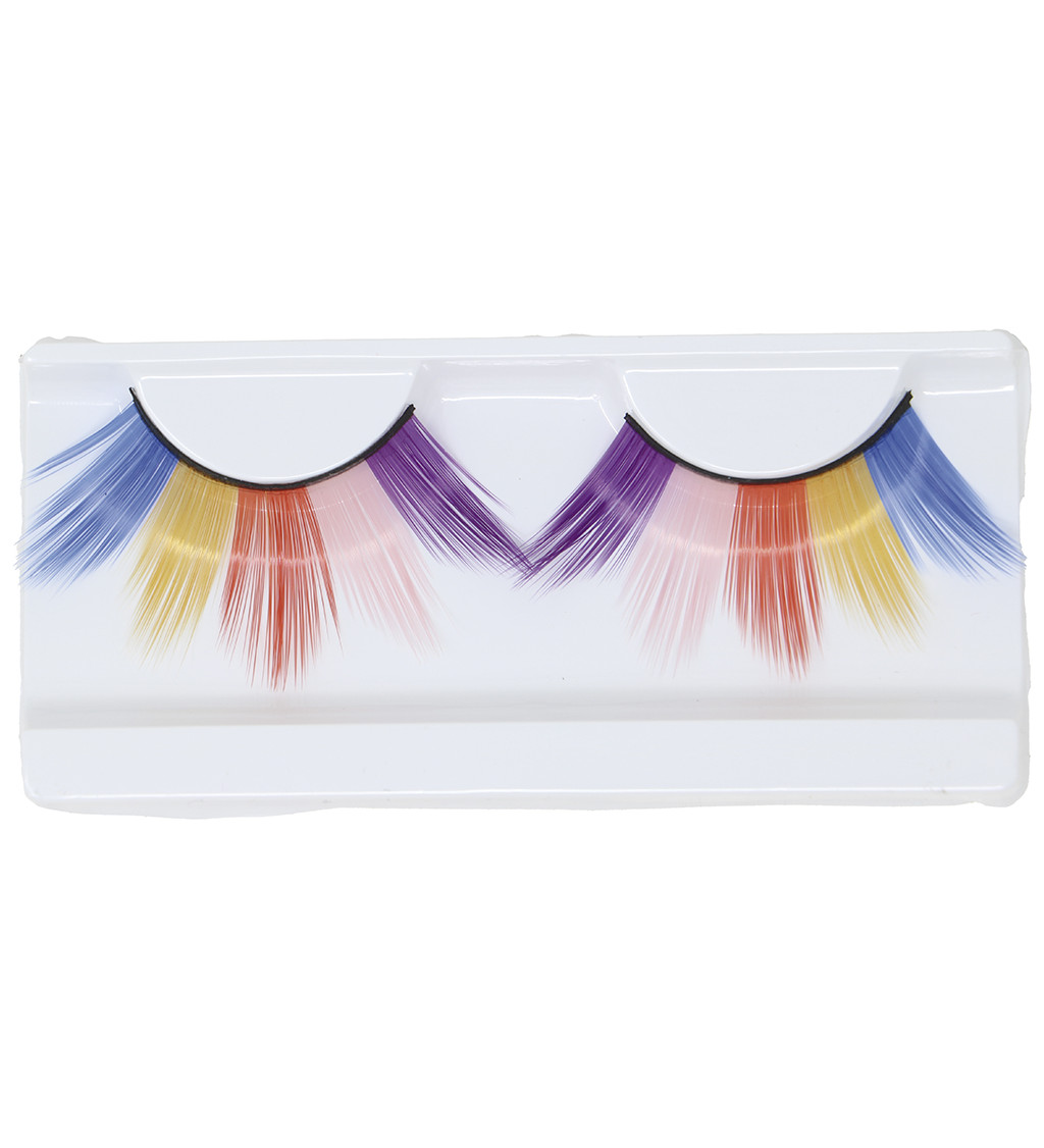 Nalepovací řasy barevné