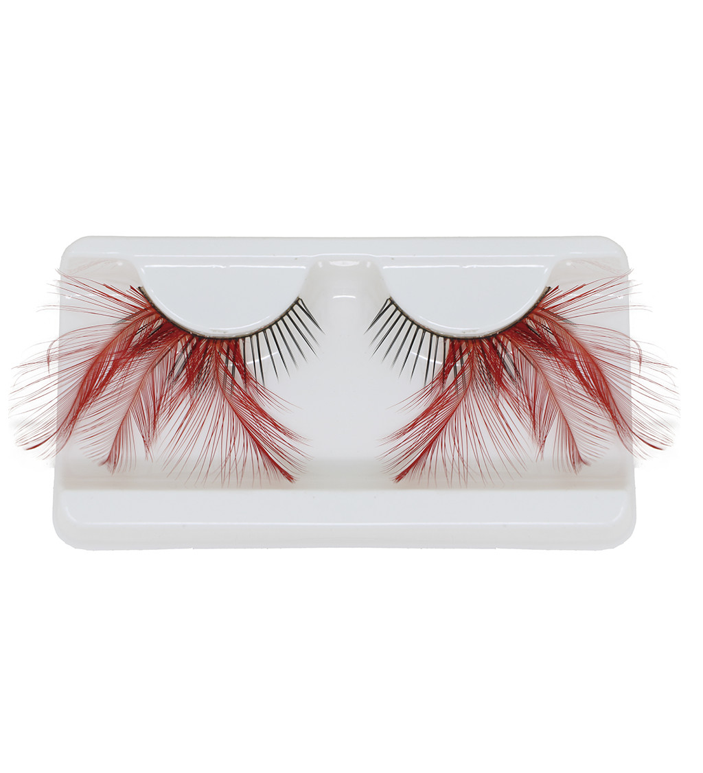 Nalepovací řasy červené