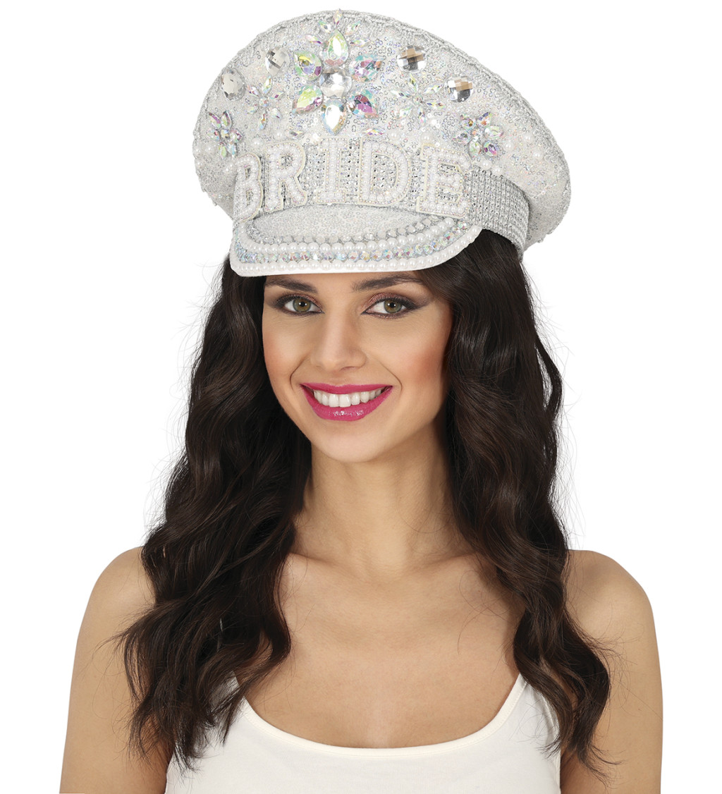 Kapitánská čepice pro nevěstu "Bride"