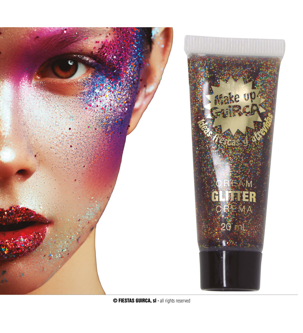 Třpytivý krémový make-up barevný