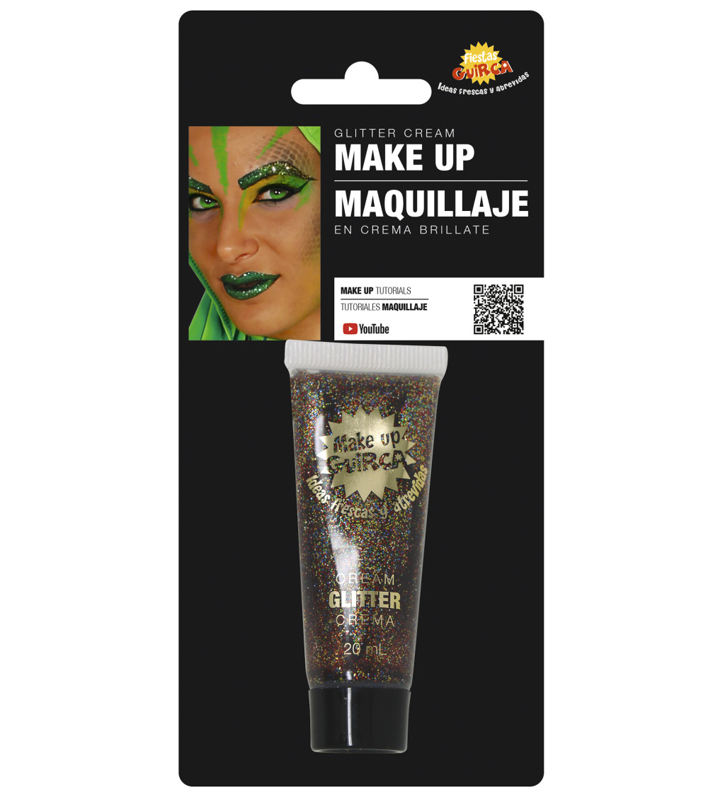 Třpytivý krémový make-up barevný