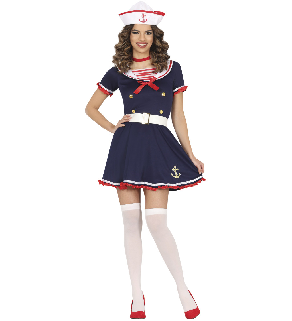 Dámský kostým Retro námořnice