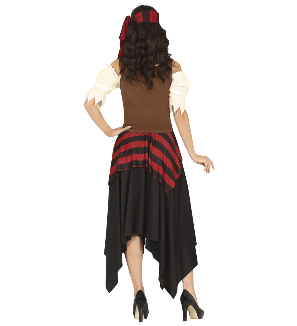 Dámský kostým Pirátka s korzetem
