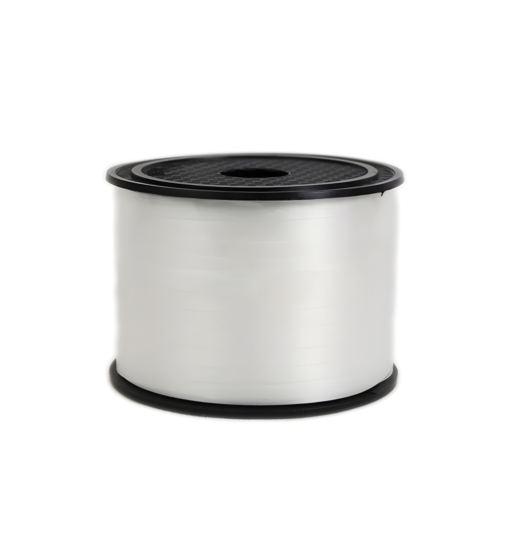 Stuha na balónky bílá 90 m