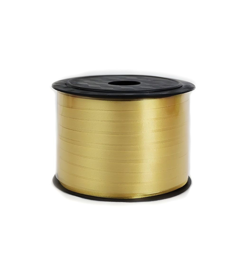 Stuha na balónky zlatá 90 m