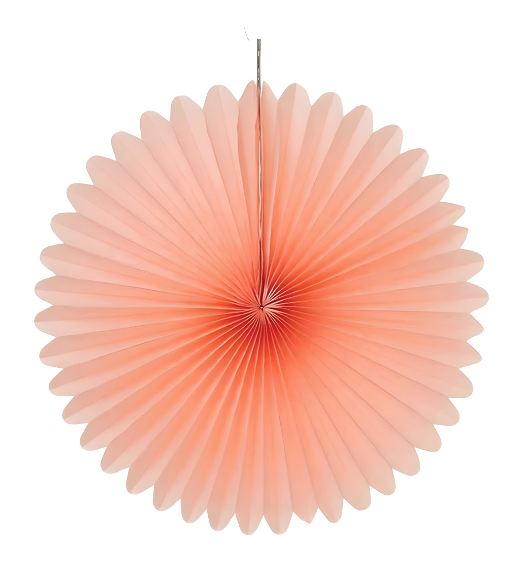 Dekorační rozety broskvové 3 ks