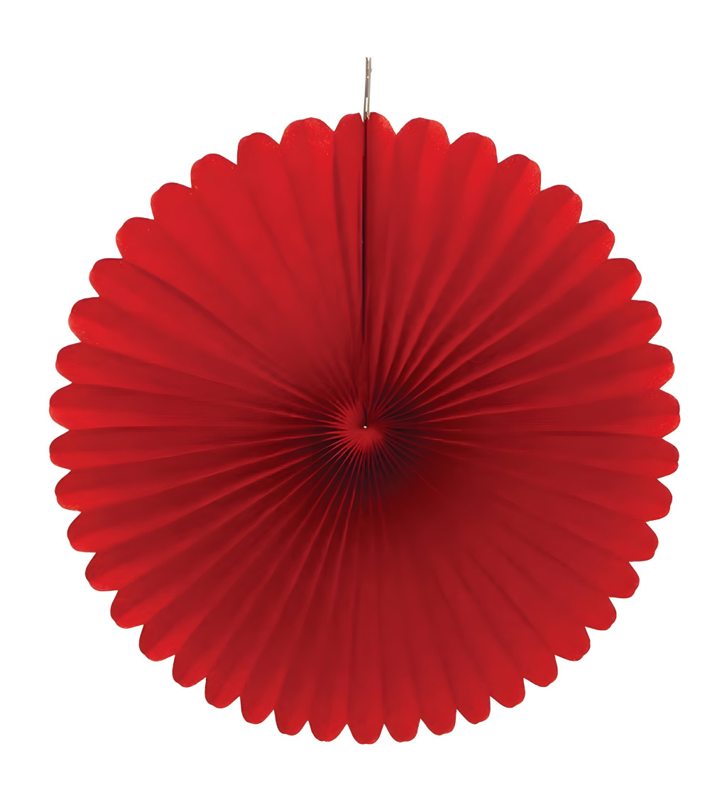 Dekorační rozety červené 3 ks