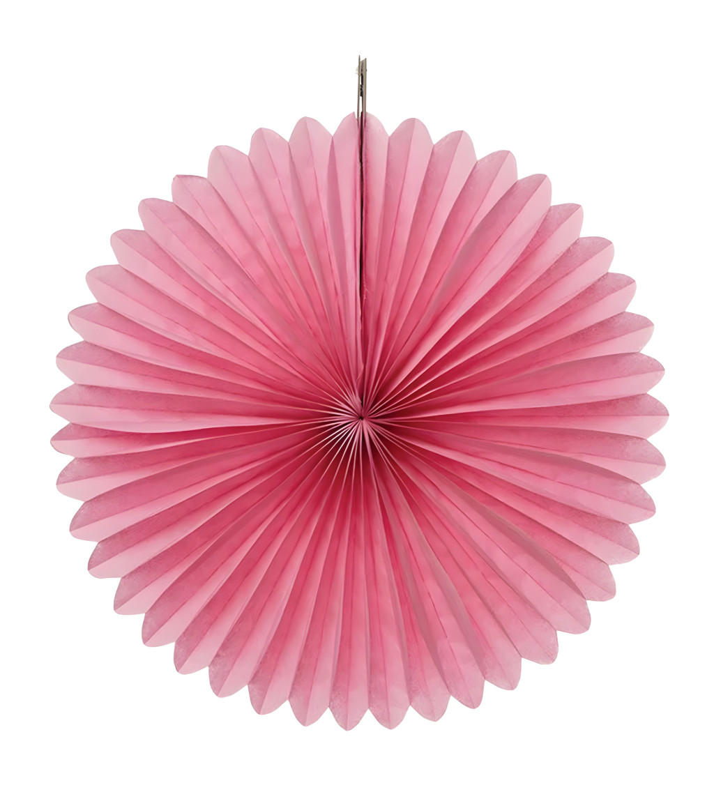 Dekorační rozety růžové 3 ks