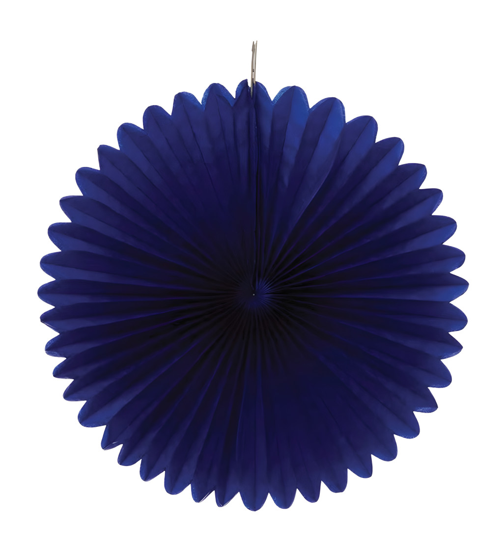 Dekorační rozety tmavě modré 3 ks