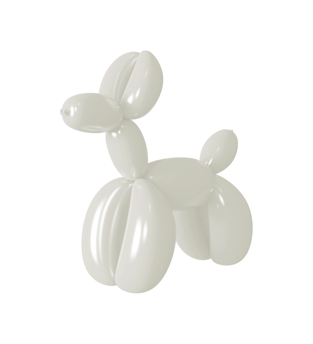 Modelovací balónky bílé 30 cm 30 ks