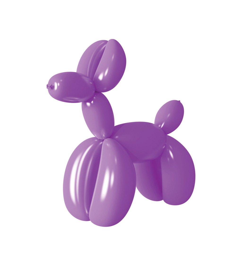 Modelovací balónky fialové 30 cm 30 ks